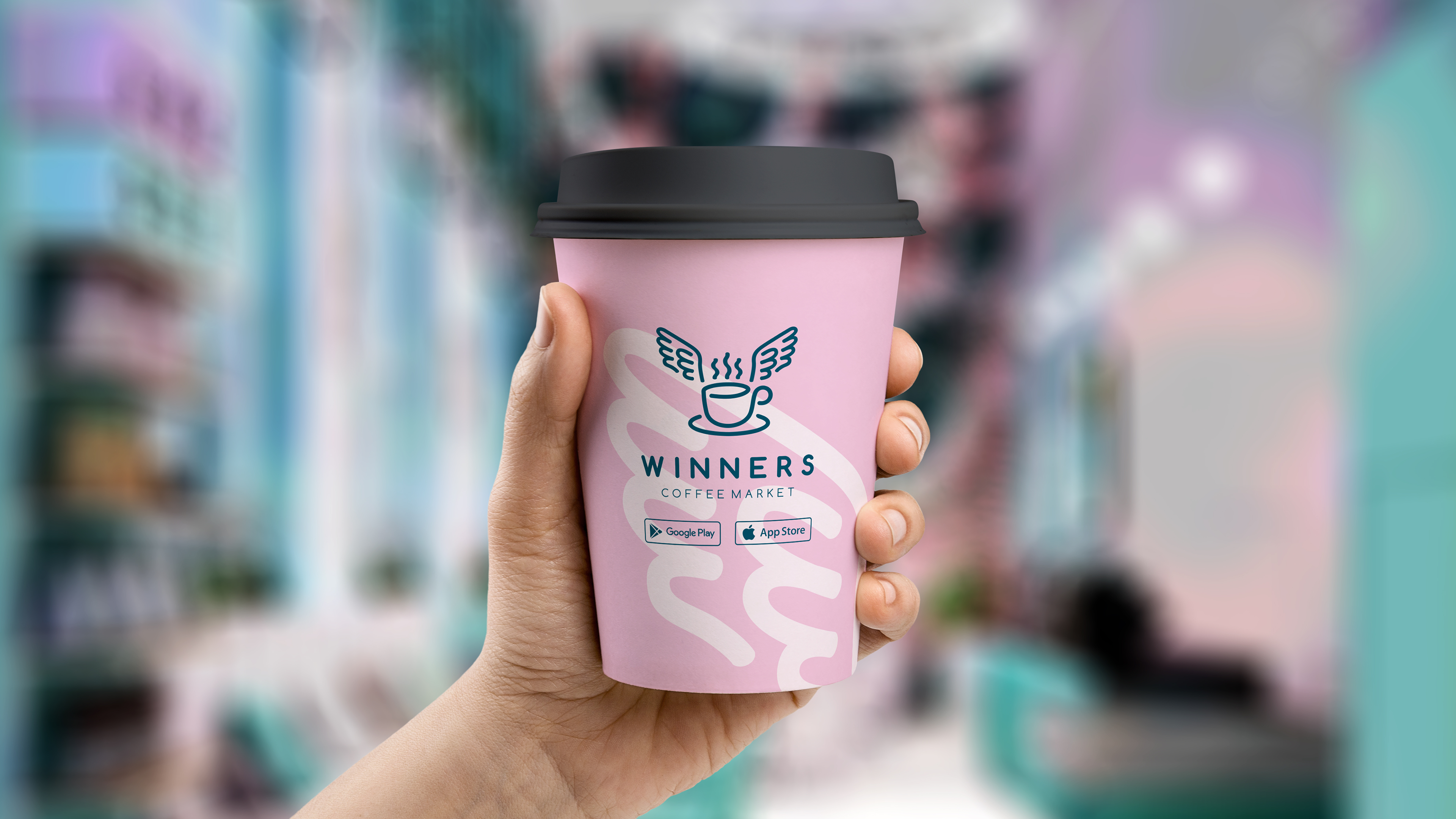 Winners Coffee by aoie studio, 2024. A coffee chain across multiple Russian cities with in-house food and pastry production, quality coffee, and high service standards.